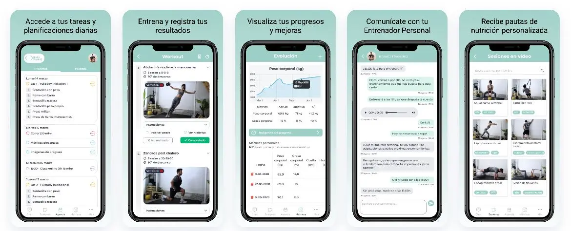 App KenkoTraining para entrenamiento personal en Barcelona